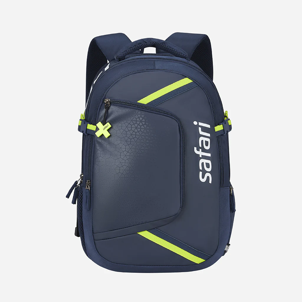 Safari Aero 1 38L Blue School Backpack with Raincover - Image 3