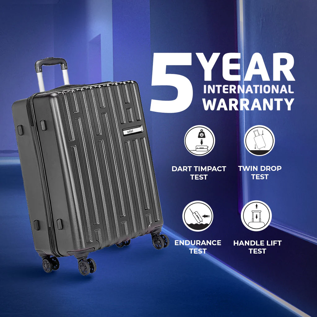 Cargo Max Hard Luggage Combo (Cabin, Medium and Large) - Gun Metal - Image 10