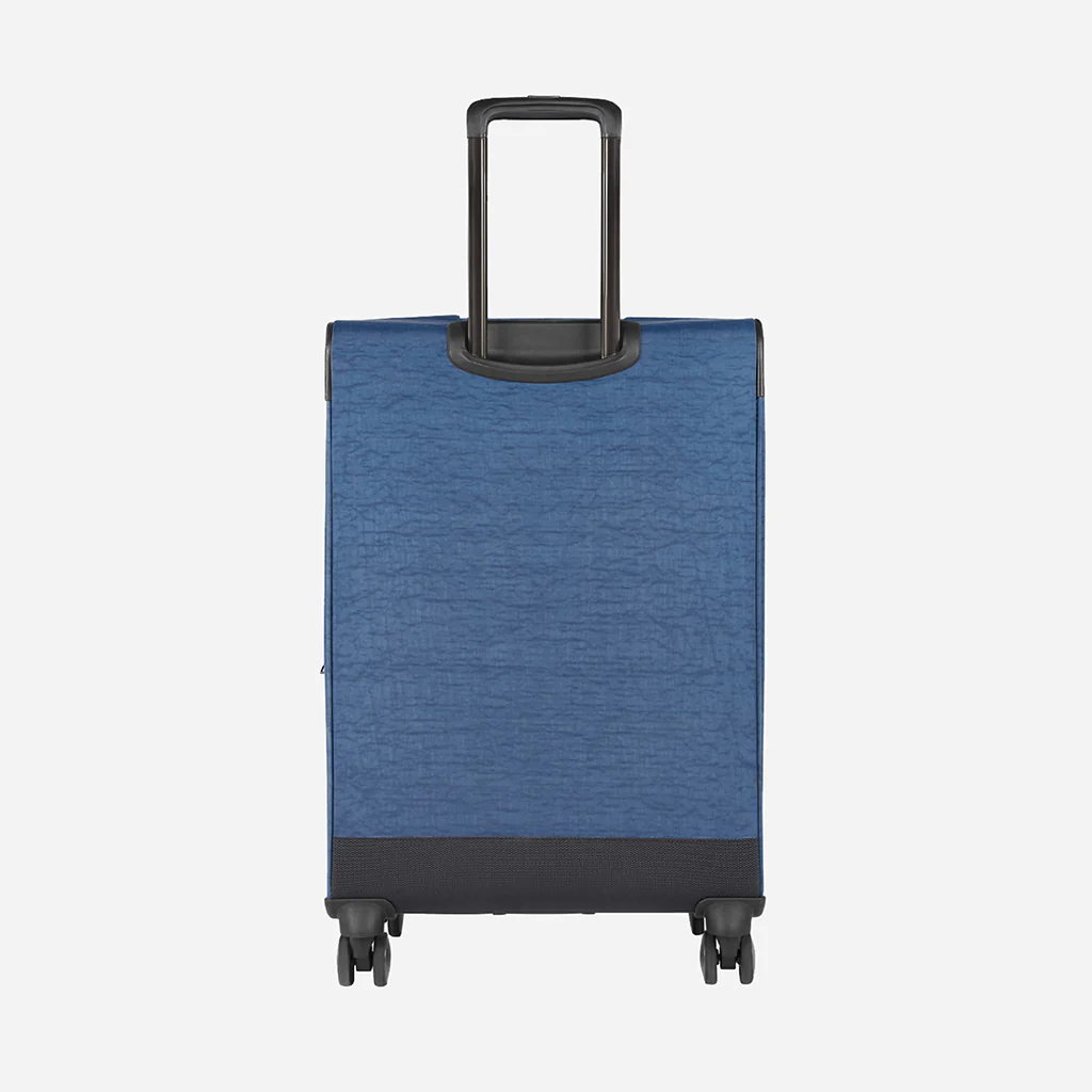 Safari Duvet Anti Theft Blue Trolley Bag with Dual Wheels & TSA lock - Image 4