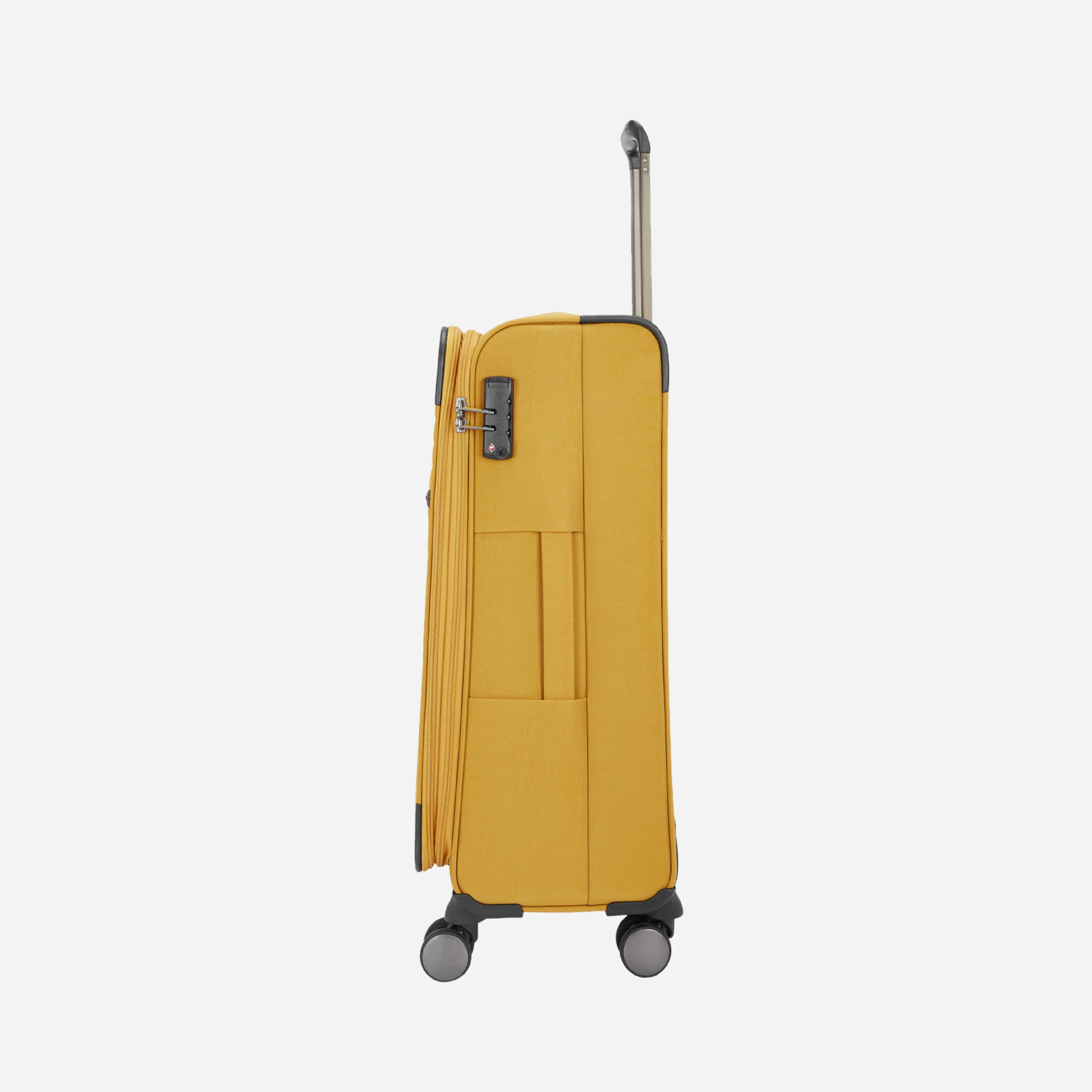 Safari Duvet Yellow Trolley Bag with Dual Wheels & TSA lock - Image 19