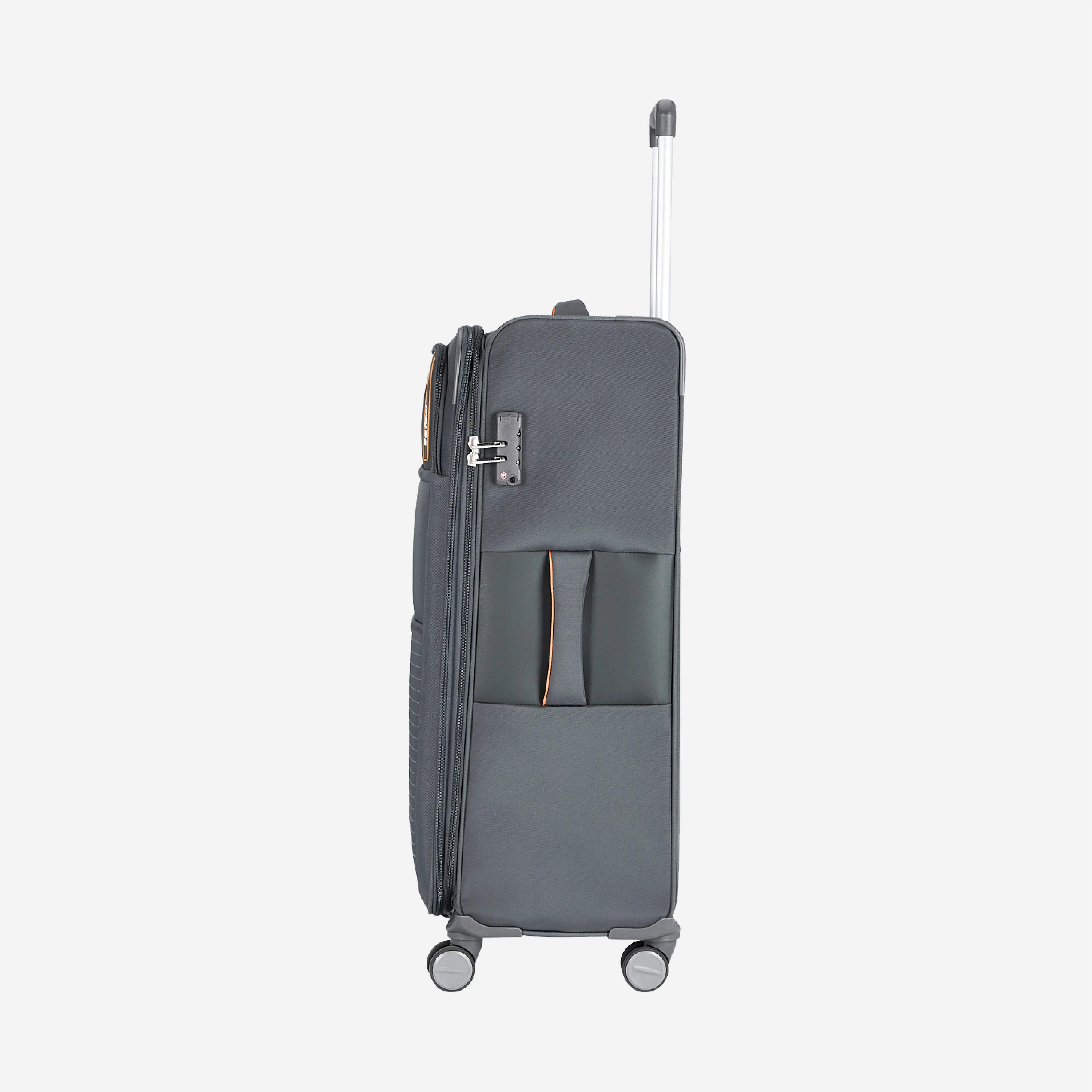 Safari Jetsetter Grey Trolley Bag with Anti Theft Zipper,TSA lock and Dual Wheels - Image 6