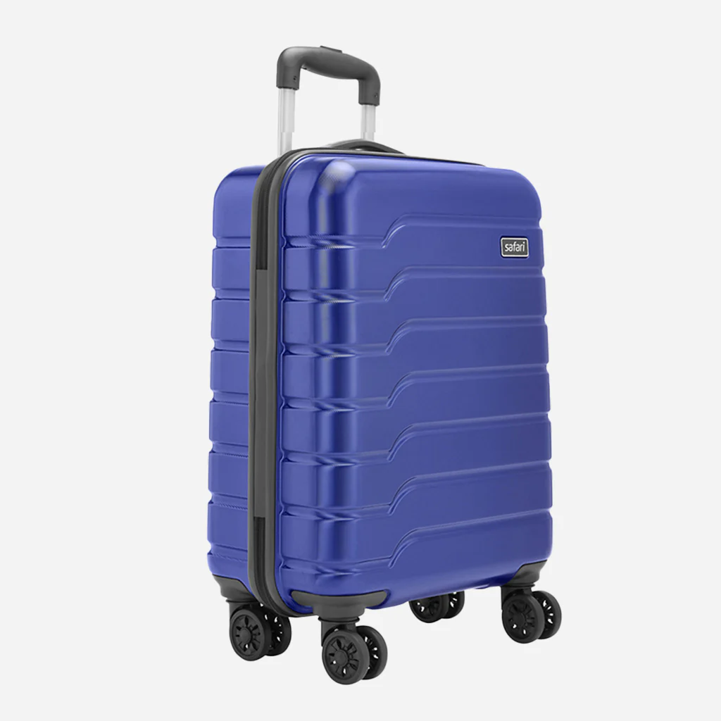 Safari Ozone Metallic Blue Trolley Bag with Dual Wheels - Image 18