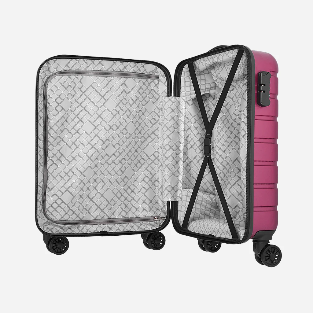Safari Ozone Wine Red Trolley Bag with Dual Wheels - Image 20