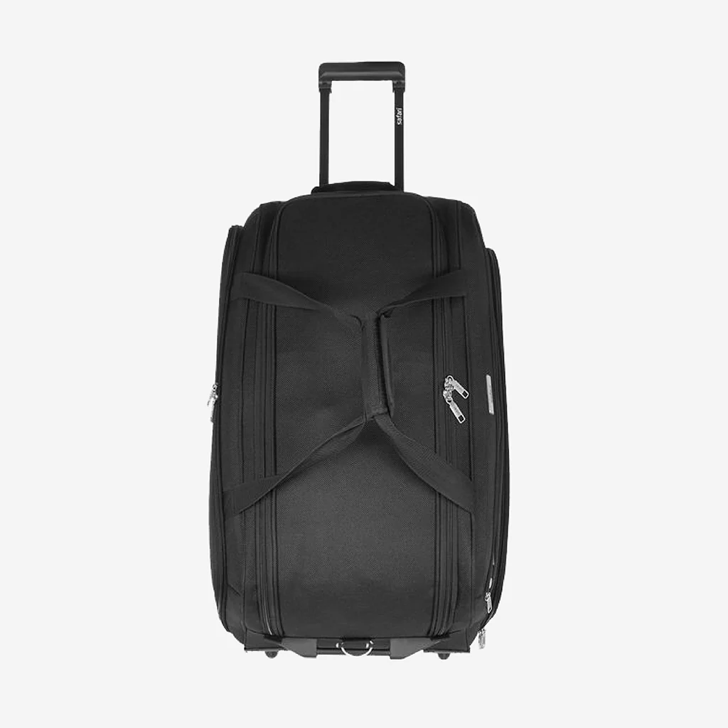 Safari Power Black Rolling Duffle Bag With Wheels - Image 23
