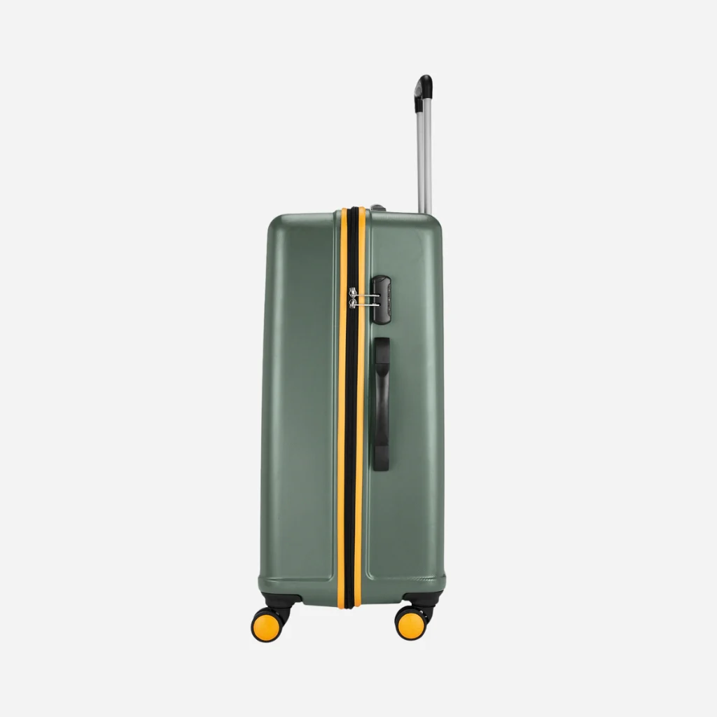 Safari City Miles Thyme Green Trolley Bag with Anti-theft Zipper and Dual Wheels - Image 42