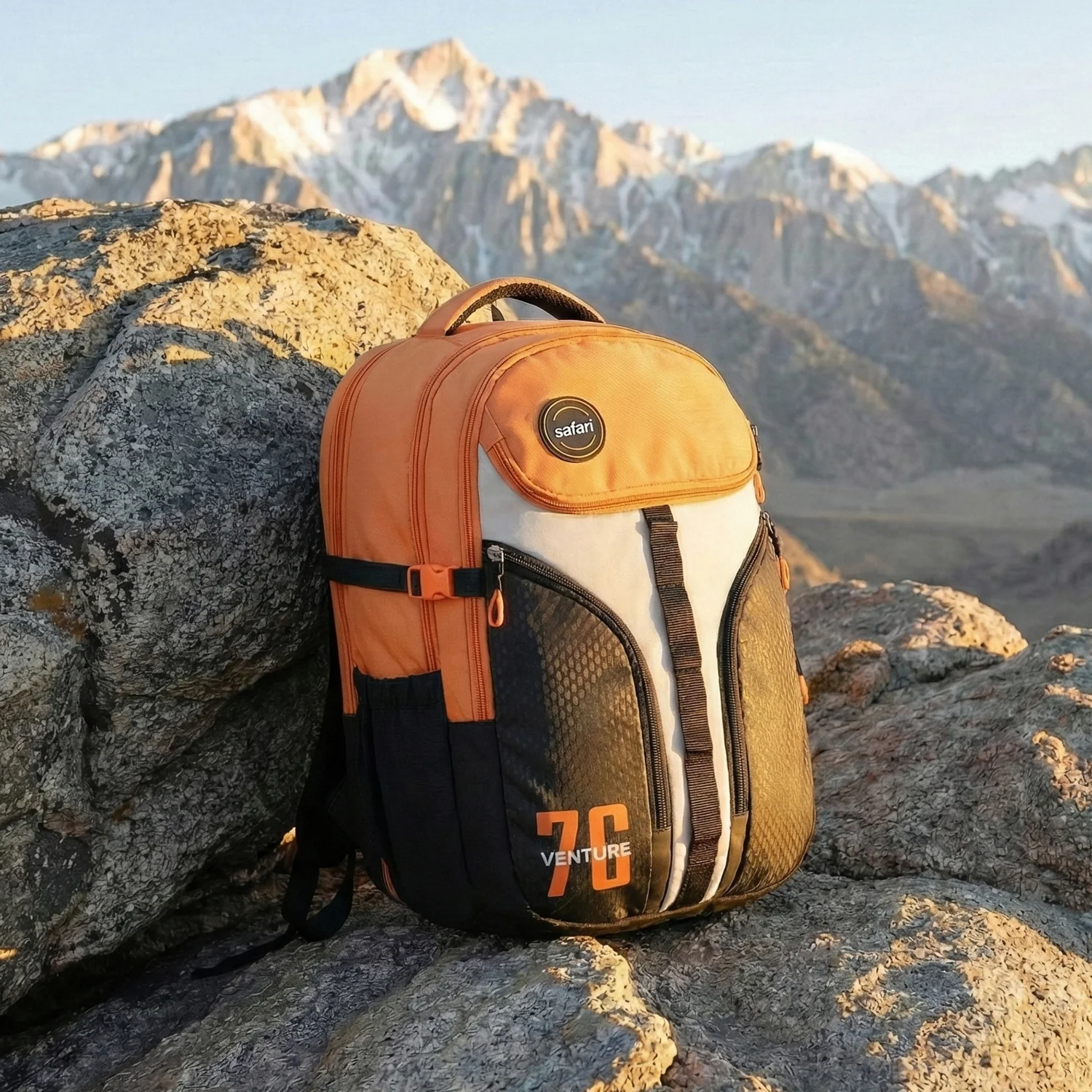 Safari Expand 43L Orange Laptop Backpack - Image 7