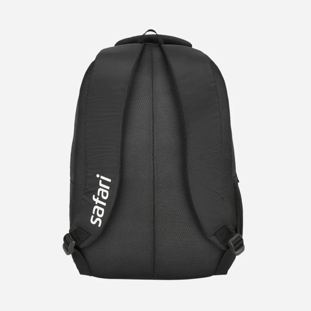 Safari Trio 11 37L Black School Backpack with Padded Back & Easy Access Pockets - Image 4