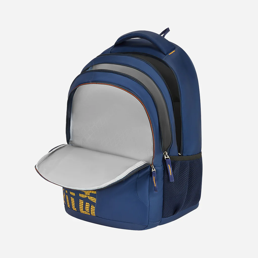 Safari Wing 14 37L Blue School Backpack with Pencil Pouch - Image 7