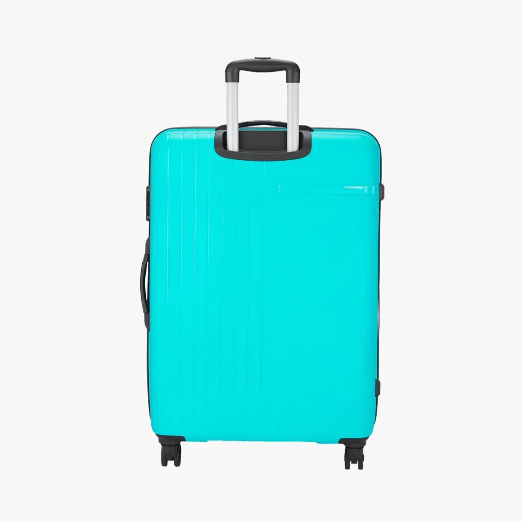 Safari Weave XL 126L Cyan Trolley Bag with 360° Wheels - Image 4