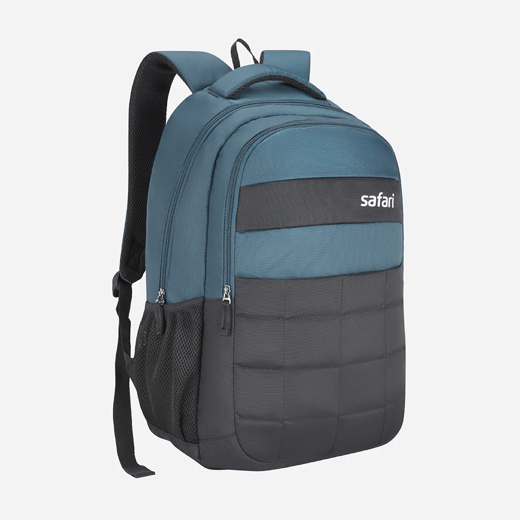 Safari Zoro 34L Blue Laptop Backpack with Laptop Sleeve & Easy Access Pockets - Image 3